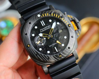 Panerai Submersible 47MM 2555 Movement Luminous Coating Skeleton Watch